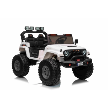 Auto na akumulator Extreme Sport 4x4 Zmienna Wielkość Biały SX2539.BIA